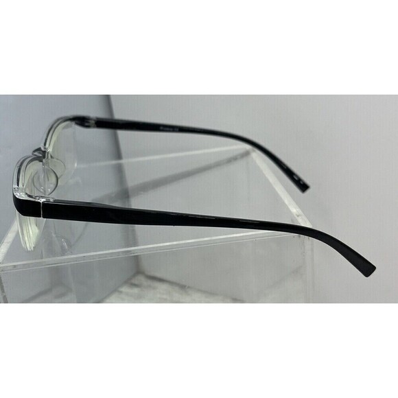 Przene 1 Pack Blue Light Blocking Glasses Half Rim Black 4.00 Strength New Retro - Picture 7 of 16
